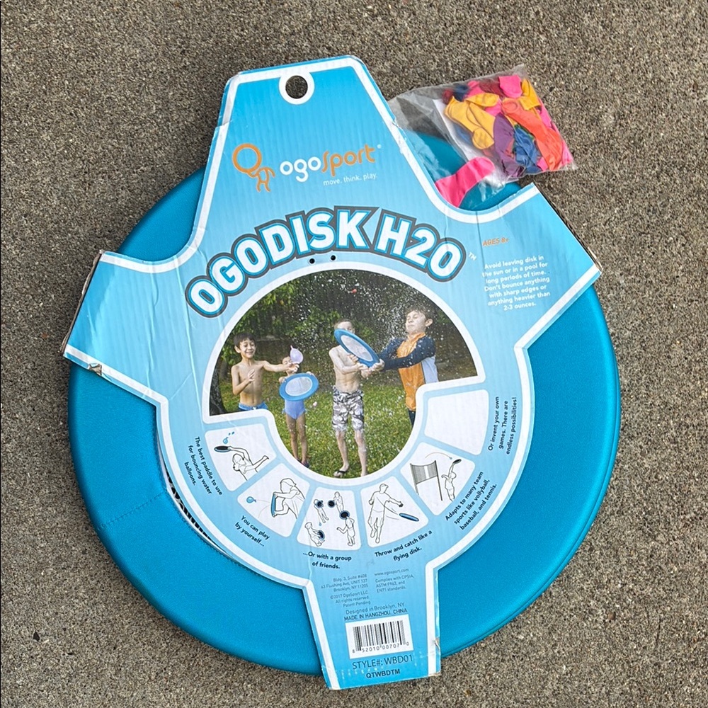 OgoDisk H2O Blue Water Balloon Game